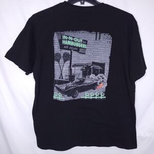 IN-N-OUT Burger T Shirt Mens XL Black Las Vegas
